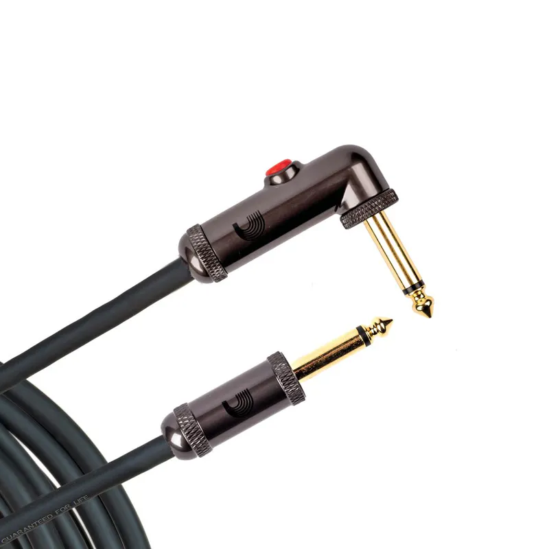 D'Addario Custom Series Instrumentkabel 6m. med switch