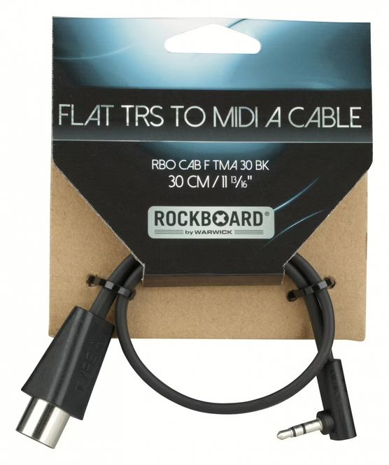 Hovedbilde RockBoard Flat TRS to MIDI Cable, 30 cm