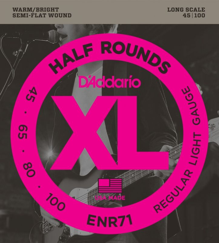 D'Addario Half Round Regular Light 045 - 100