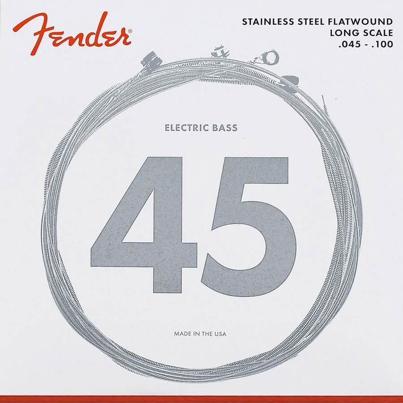 Fender 9050s Stainless Steel Flatwound (45/100)