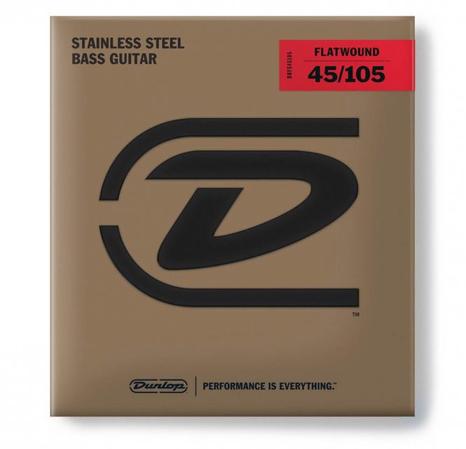 Hovedbilde Dunlop Stainless Steel Flatwound 45/105 (Short ...