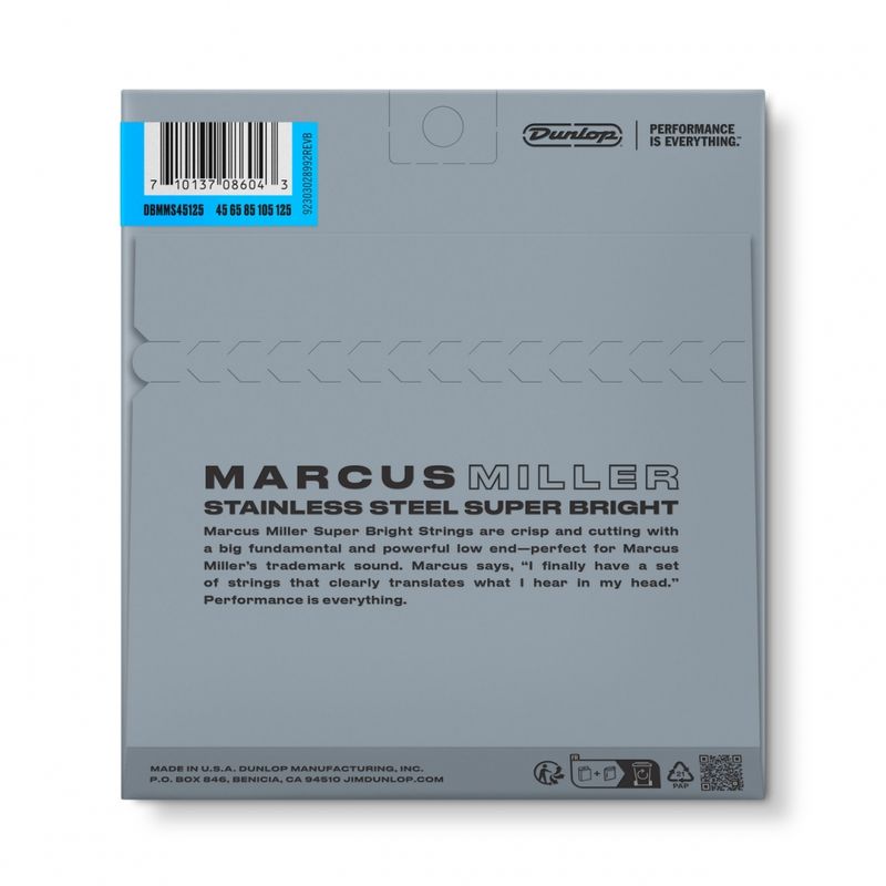 Dunlop Marcus Miller Super Bright 45-125