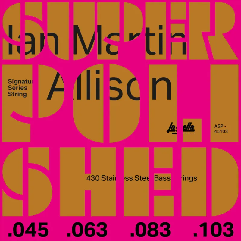 La Bella ASP-45103 Ian Martin Allison Signature Strings 4-String 45-103