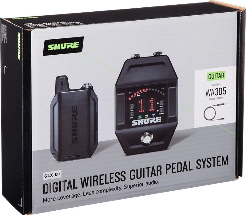 Shure GLXD16+ Guitar Pedal System