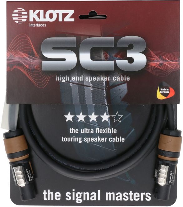 Hovedbilde Klotz SC3 Speaker Cable Neutrik 2x1.5 speakON - ...