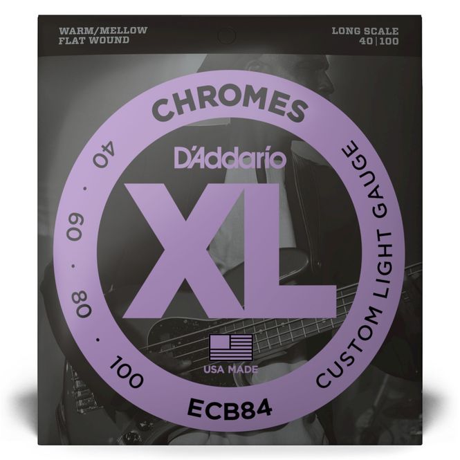 Hovedbilde D'Addario Chromes Flatwound 40-100 (Custom Light)